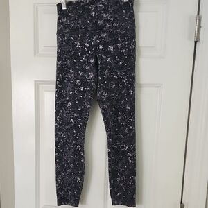 Lululemon Athletica Black and Purple Leggings-Align High Rise 25"